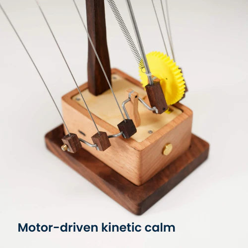 AquaGaze™ Handcrafted  Wooden Manta Ray Automaton